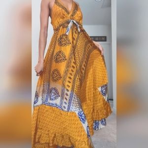 Gold Maxi Dress